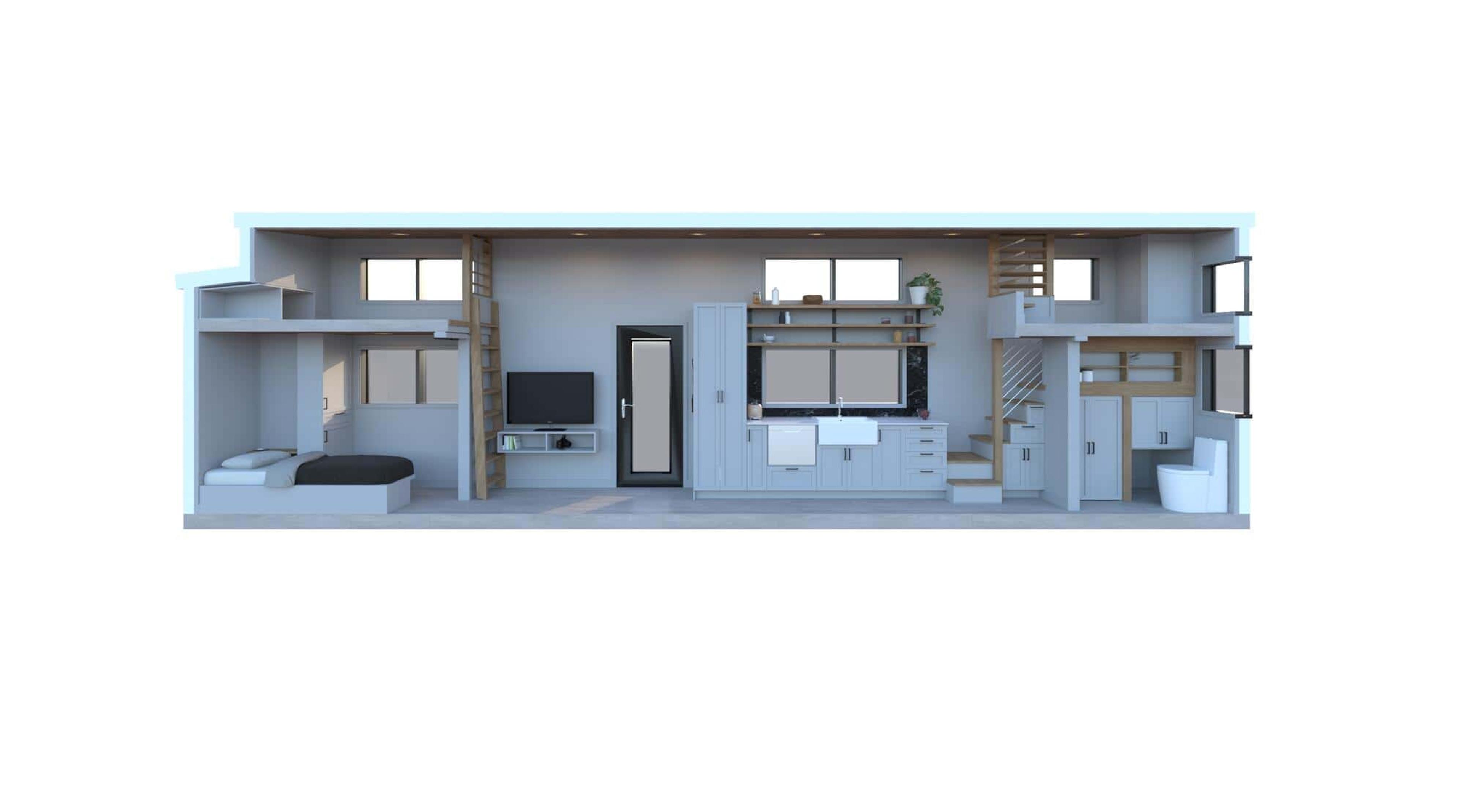 Nomade house - 3 bedrooms - Quebec