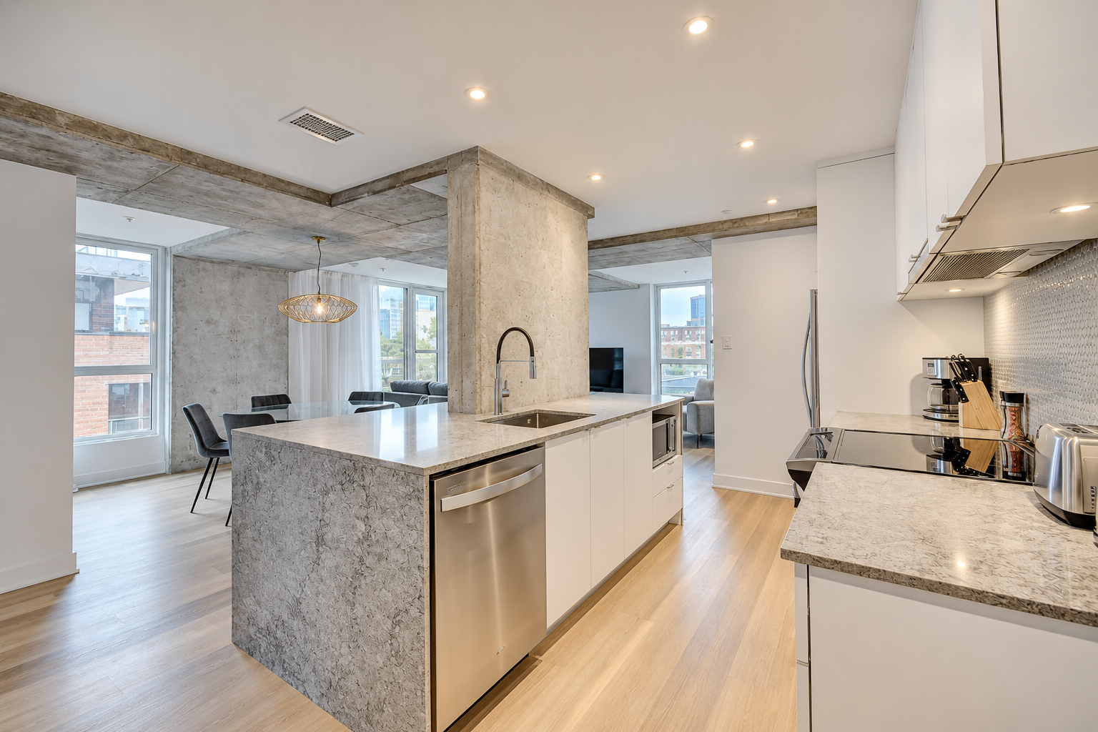 Condo des Seigneurs – 2 chambres / 1,5 salle de bain – Griffintown