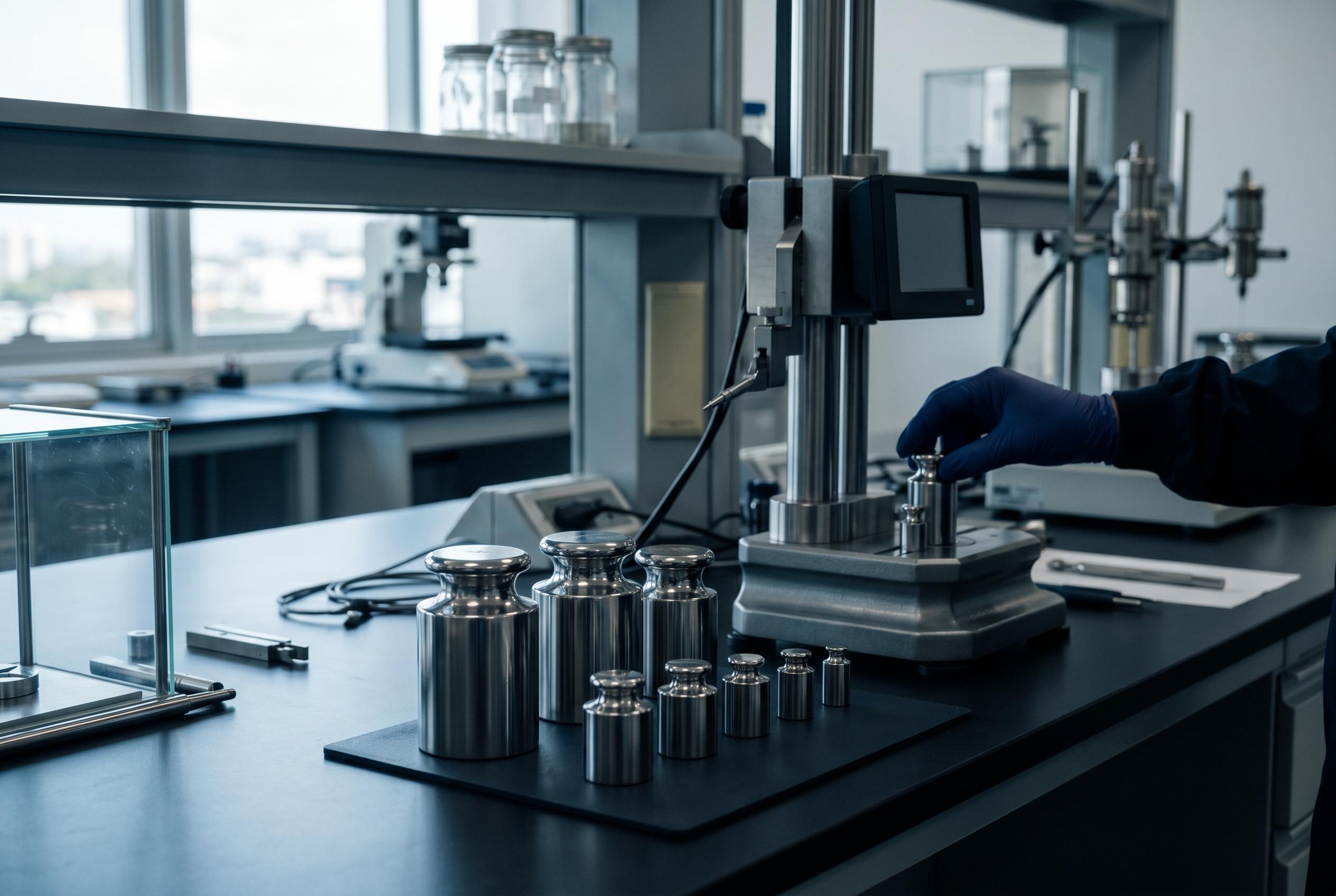 Laboratorio de metrología y precisión (imagen ilustrativa, generada por IA).
