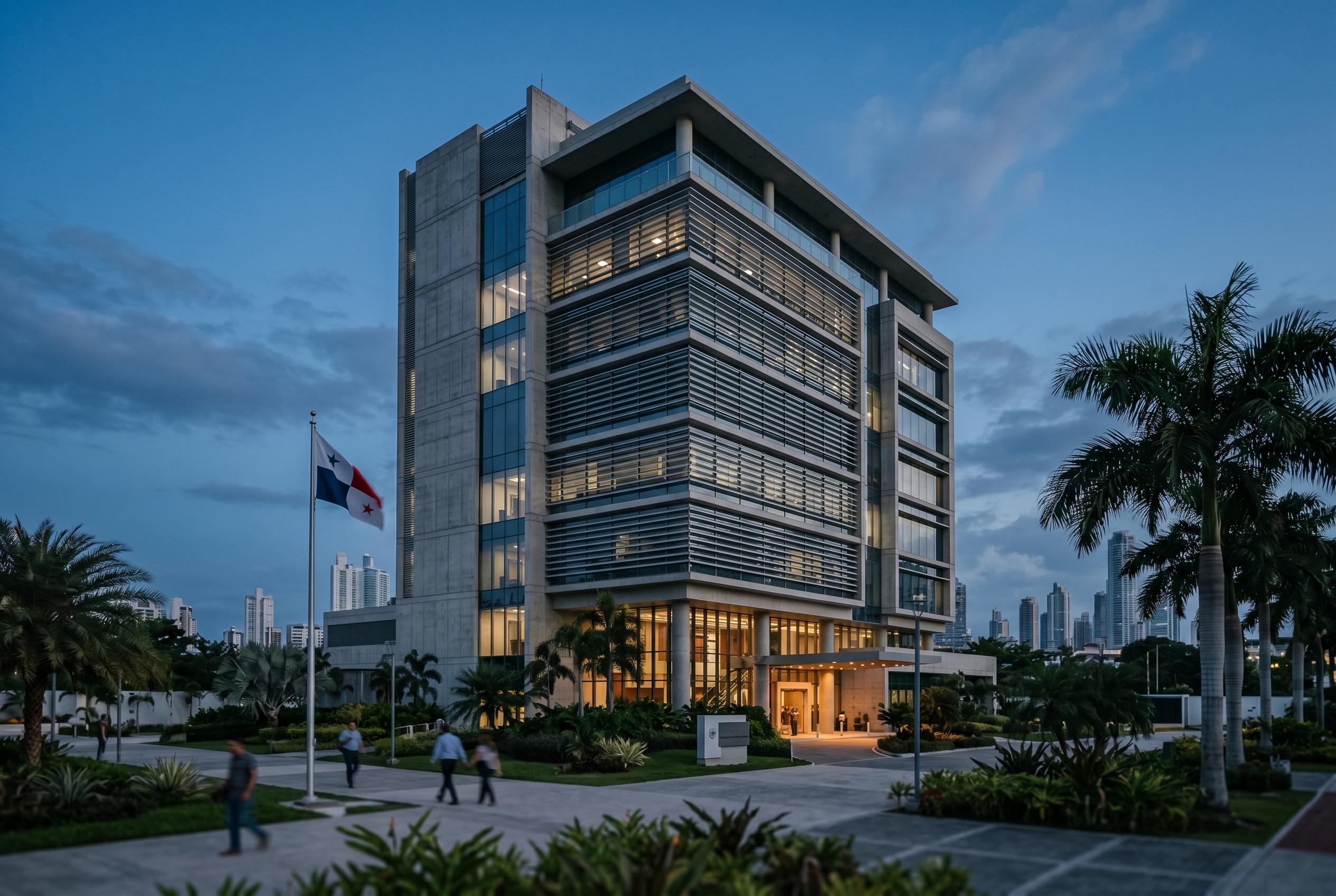 Un edificio gubernamental de una autoridad de fiscalizacion