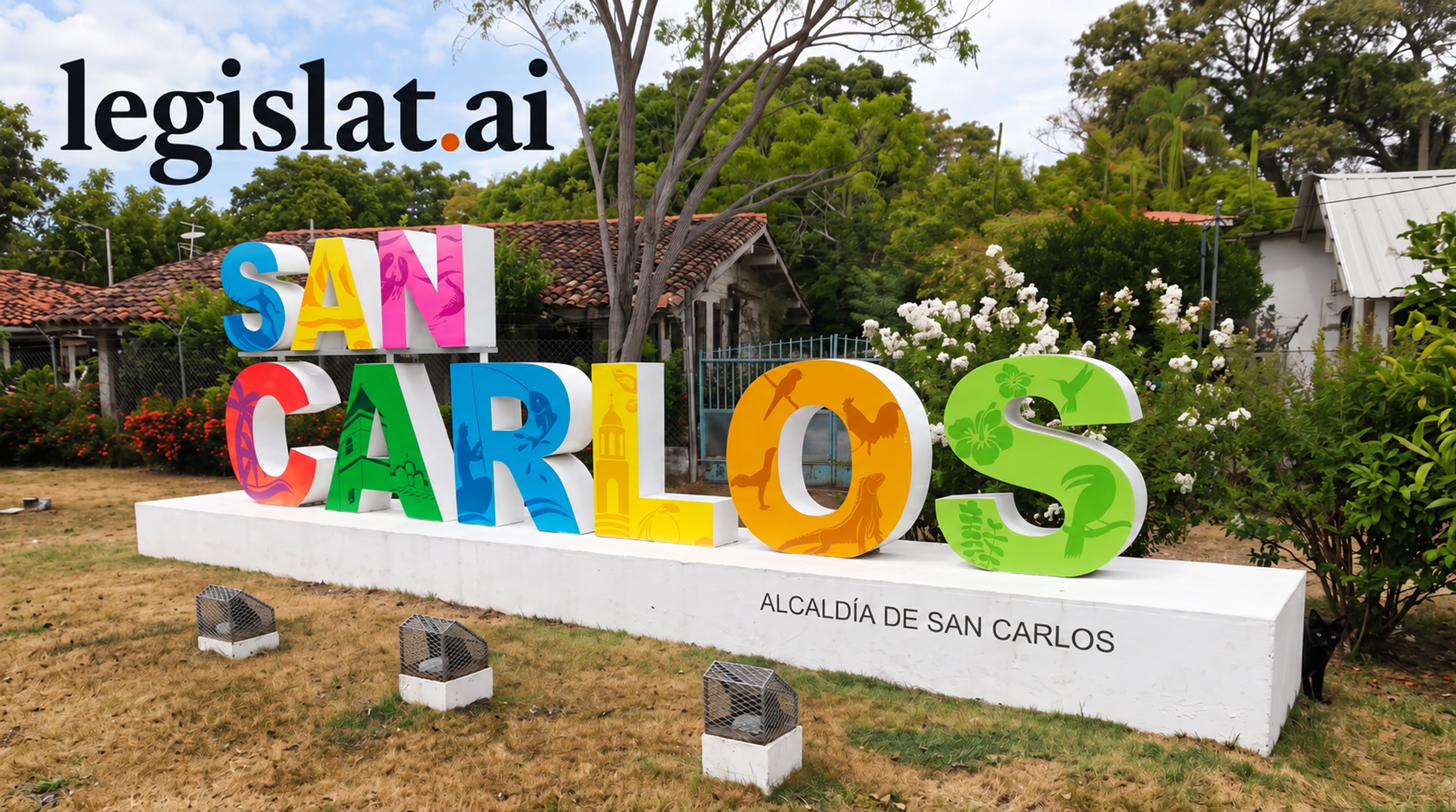 Ilustración editorial del monumento de San Carlos.
