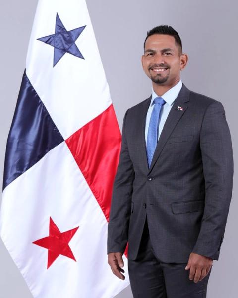 Retrato oficial del diputado Lenin Ulate (circuito 13-1, Panamá Oeste).