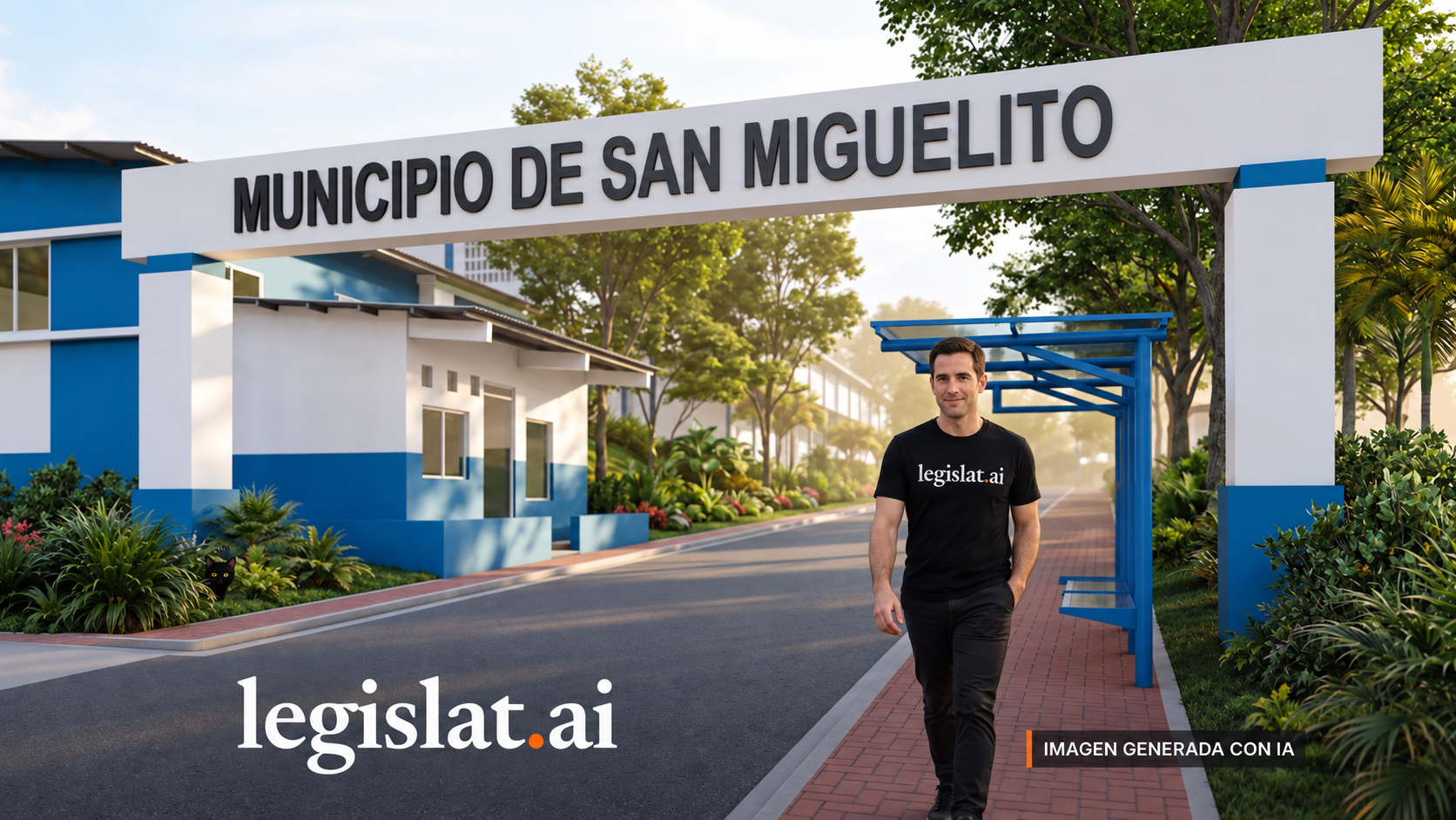 Escena editorial ilustrativa sobre centros municipales de educación inicial, generada con IA.