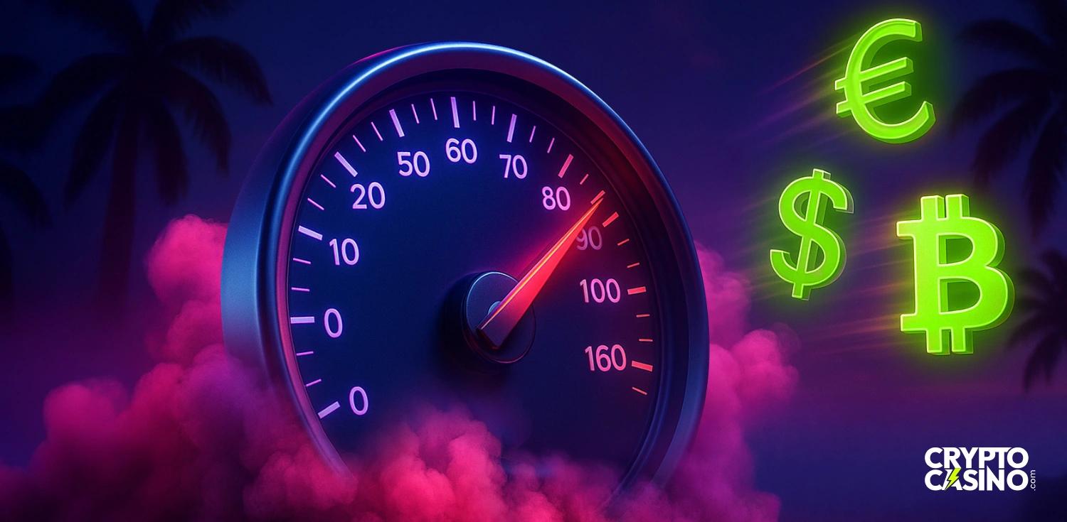 transaction  speed in crypto gambling