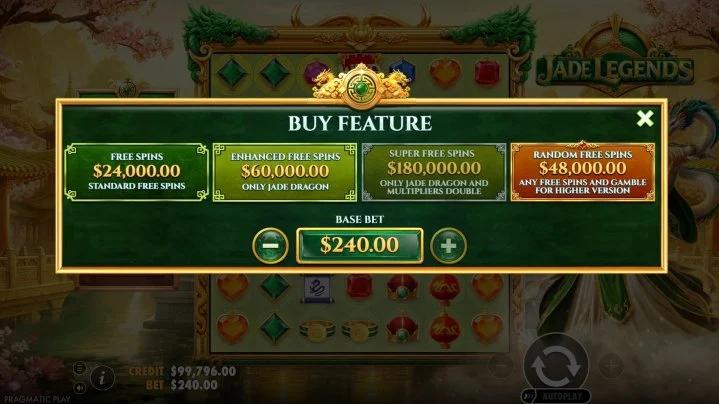 Jade Legends Free Spins Feature Jade Legends Free Spins Feature