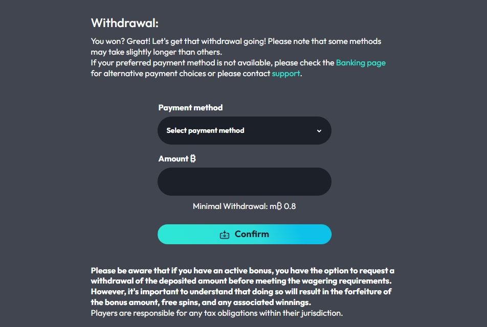 Bitcoin withdrawal Bitcoin withdrawal