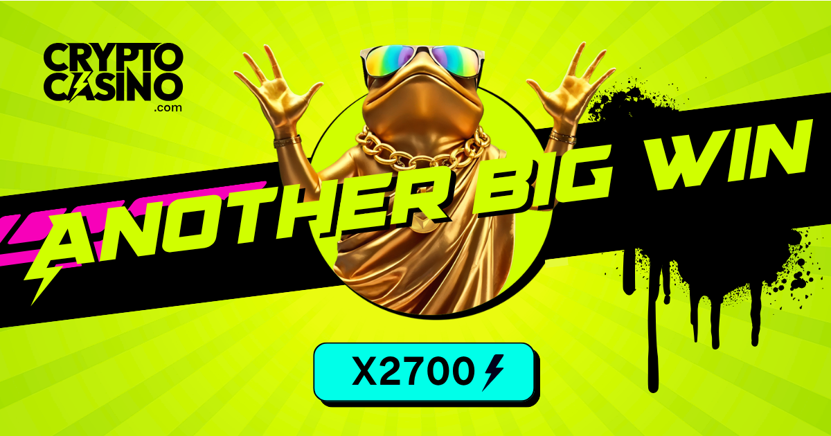 Another Big Win on CryptoCasino