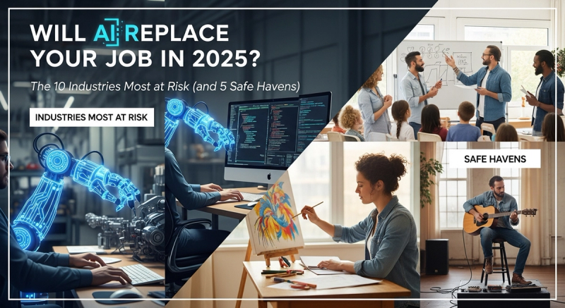 Will AI Replace Your Job in 2026? The 10 Industries Most at Risk (and 5 Safe Havens)