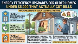 Energy Efficiency Upgrades for Older Homes Under $5,000 That Actually Cut Bills