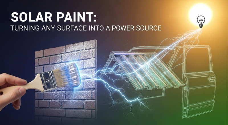 Solar Paint: Turning Any Surface into a Power Source