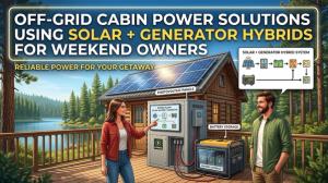 Off-Grid Cabin Power Solutions Using Solar + Generator Hybrids for Weekend Owners