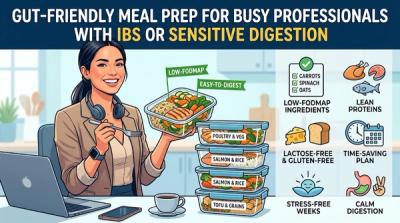 Gut-Friendly Meal Prep for Busy Professionals With IBS or Sensitive Digestion