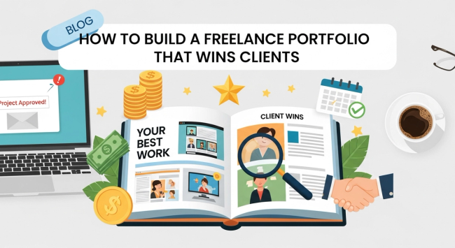 How to Build a Freelance Portfolio That Wins Clients (Even With Zero Experience)