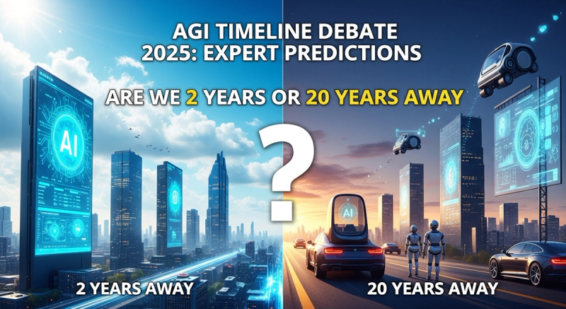 AGI Timeline Debate 2025: Expert Predictions – Are We 2 Years or 20 Years Away?