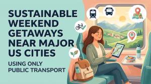 Sustainable Weekend Getaways Near Major US Cities Using Only Public Transport