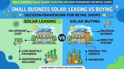 Small Business Solar Leasing vs Buying: Decision Framework for Retail Shops