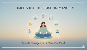 Habits that decrease daily anxiety