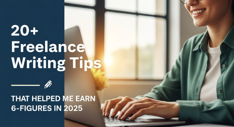 20+ Freelance Writing Tips That Helped Me Earn 6-Figures in 2025