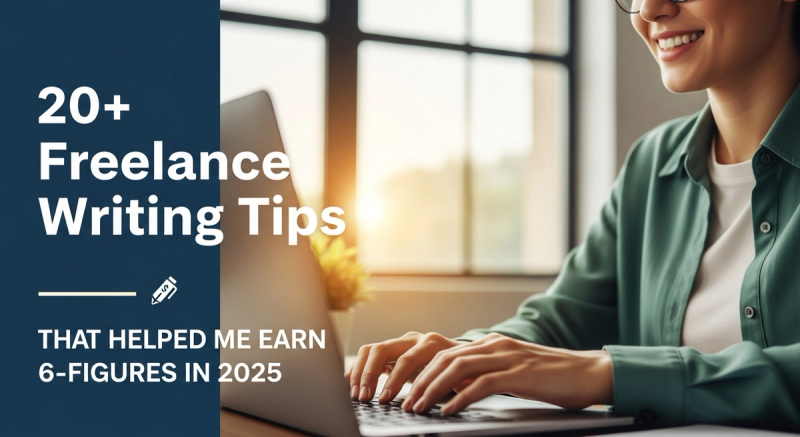 20+ Freelance Writing Tips That Helped Me Earn 6-Figures in 2025