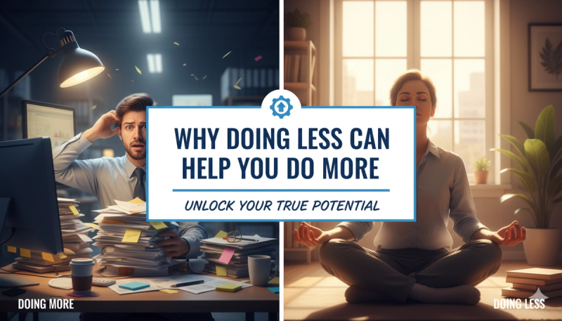 The Art of Slowing Down: Why Doing Less Can Help You Do More