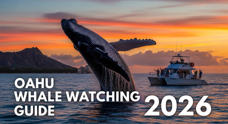 Oahu Whale Watching Guide 2026 – Best Tours, Beaches & Shore Viewing Spots
