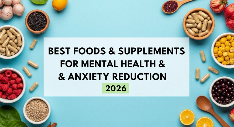 Best Foods and Supplements for Mental Health and Anxiety Reduction 2026