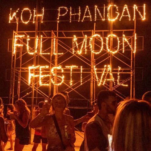 Thailand Fullmoon New Year Party