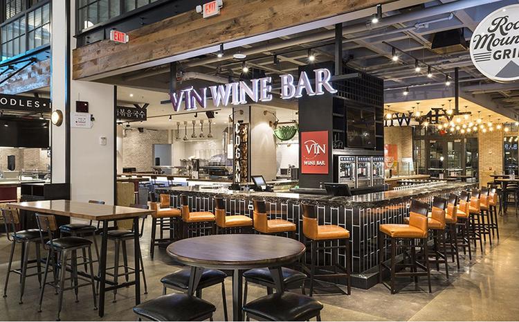 The Vin Wine Bar at the Waterside District.