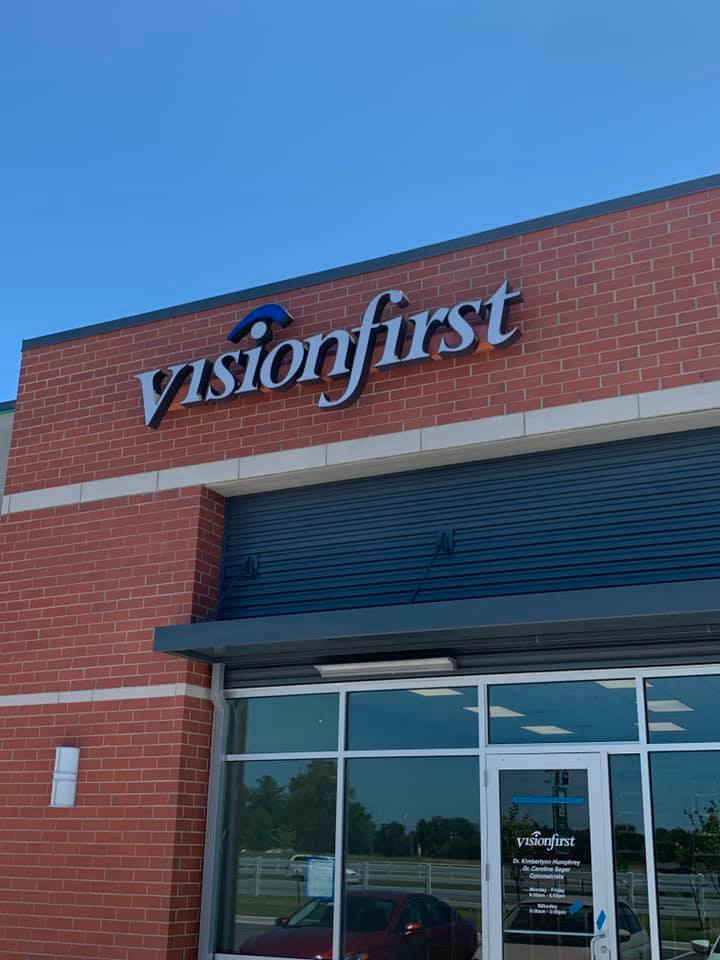 Visionfirst eye care center location in the Jefferson Ridge complex in Jeffersonville, IN.