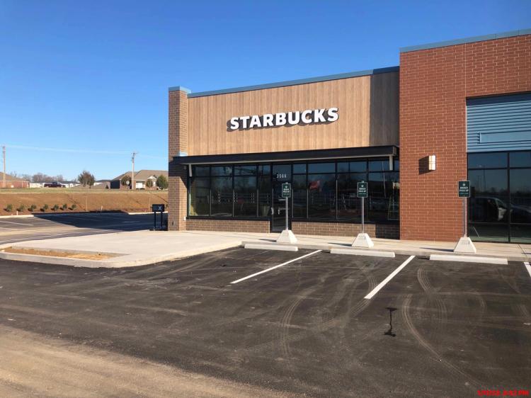Starbucks location at the Jefferson Ridge complex in Jeffersonville, IN.