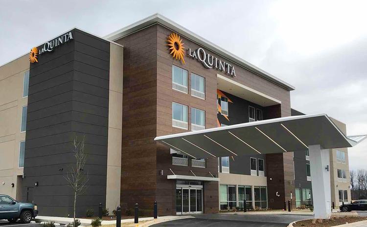 Exterior view of the La Quinta hotel.