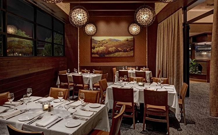 Smaller dining room in the 52 Seasons restaurant in San Antonio, TX.