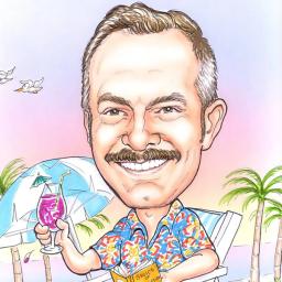 Caricature of Matt Dudley