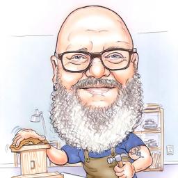 Caricature of Jay Wilson