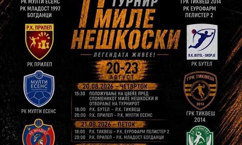 Меморијален ракометен турнир “Миле Нешкоски”