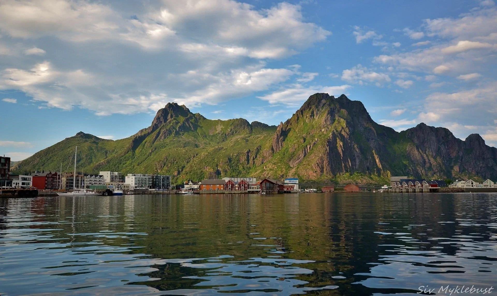 From outside of Svolvær Harbour