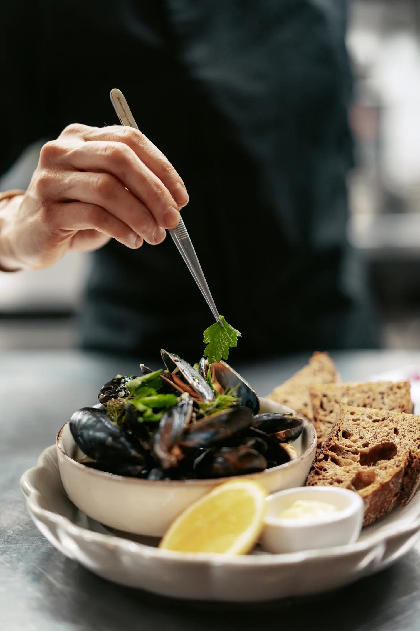 Tasty seafood