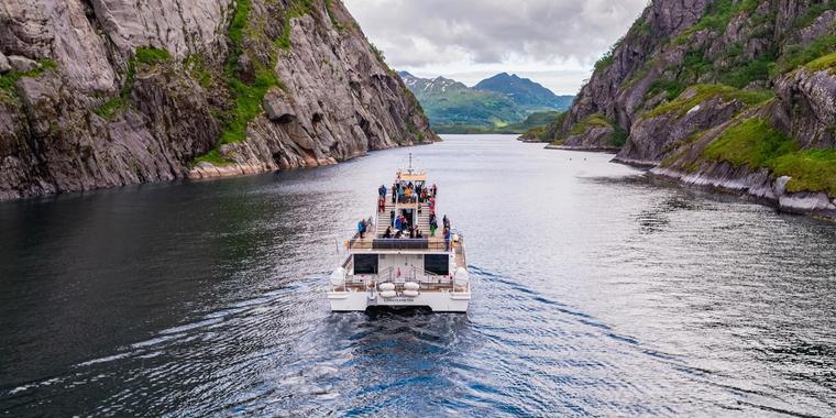 Silent Trollfjord Cruise - EV Catamaran - Brim Explorer