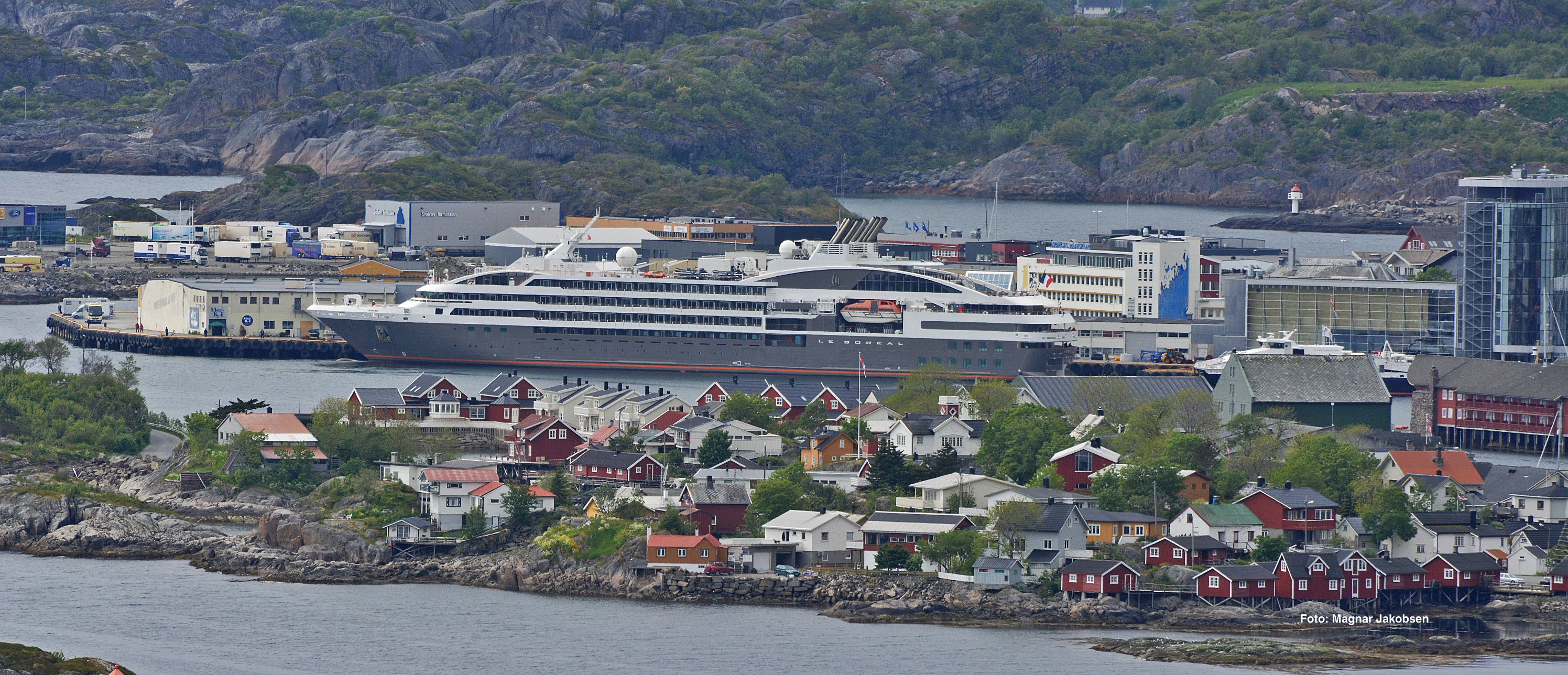 East port, close to the two Thon Hotels