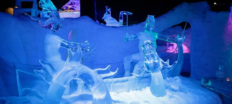 Ice statues