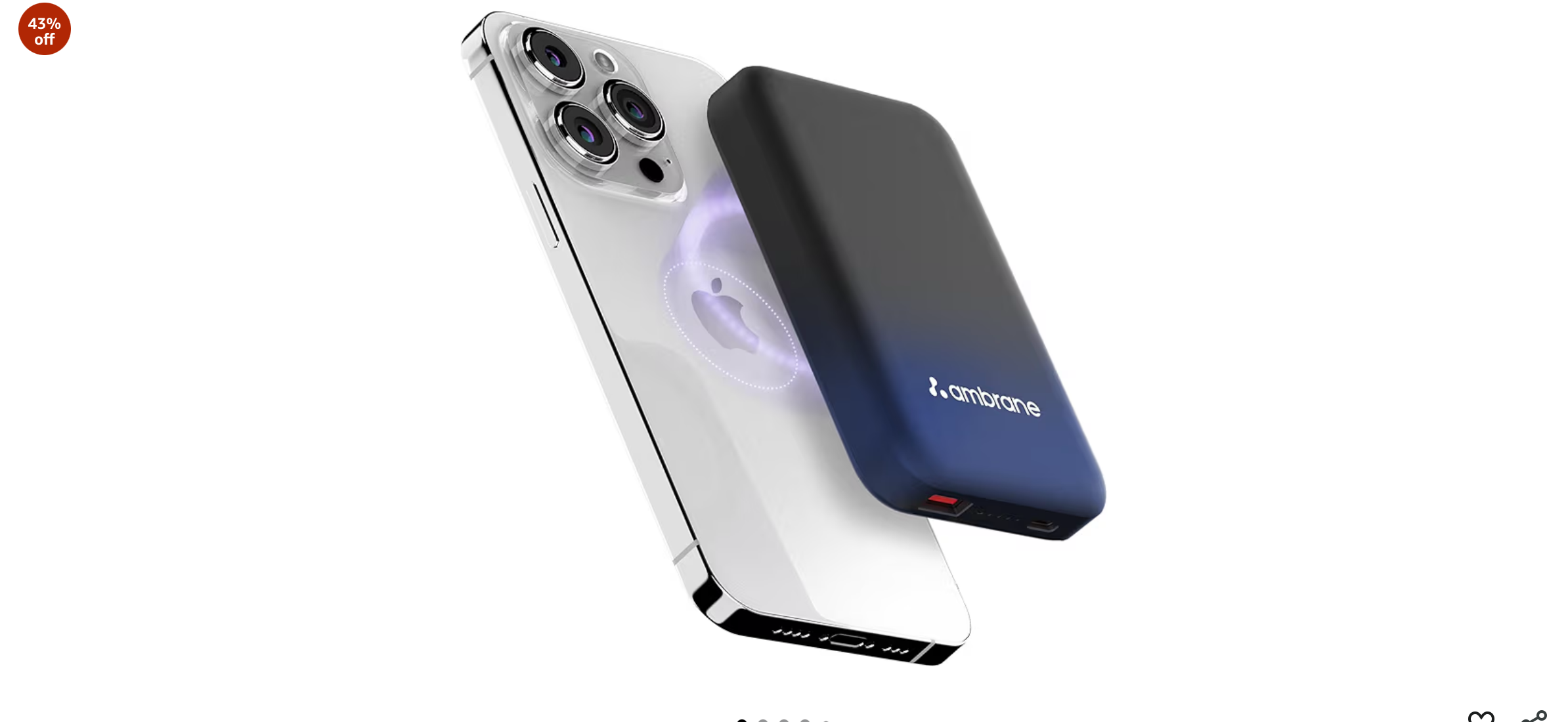 Ambrane Magsafe Wireless 10000Mah (i use it✅✨)
