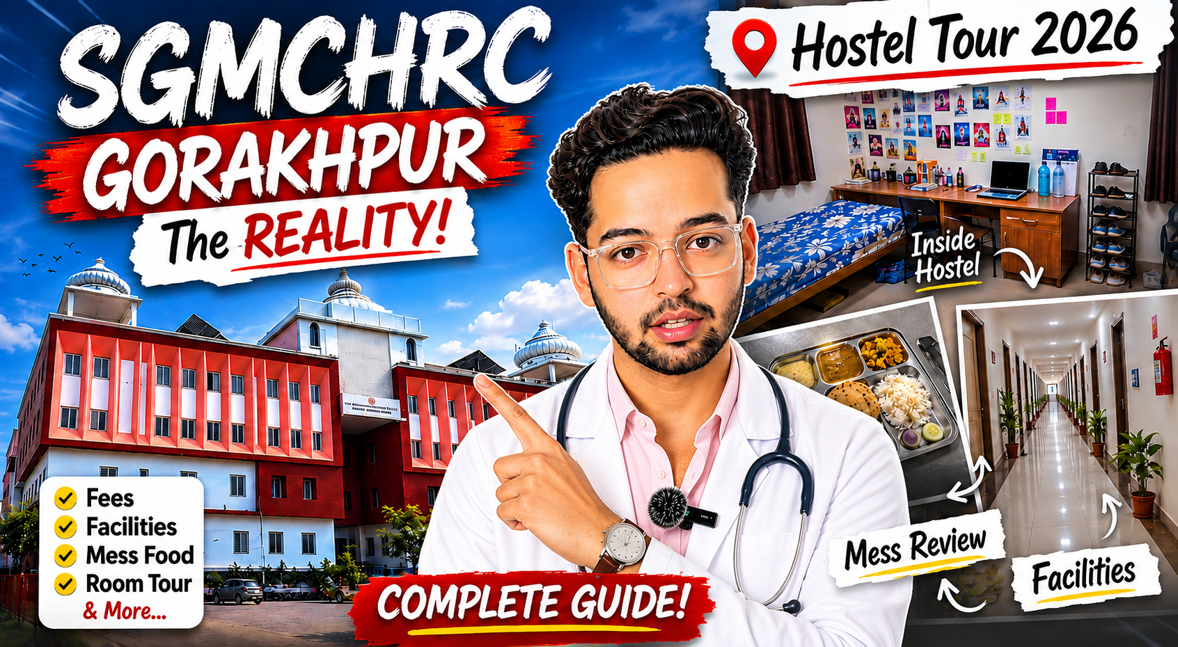 Shri Gorakhnath Medical College Hostel Tour 2026 | Rooms, Fees, Mess & Latest Updates