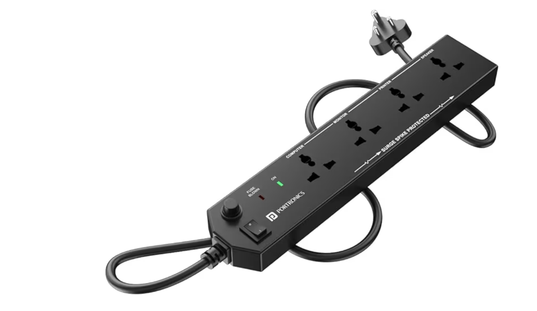 Portronics Extension Board 2 Meter Long Cord (i use it✅✨)