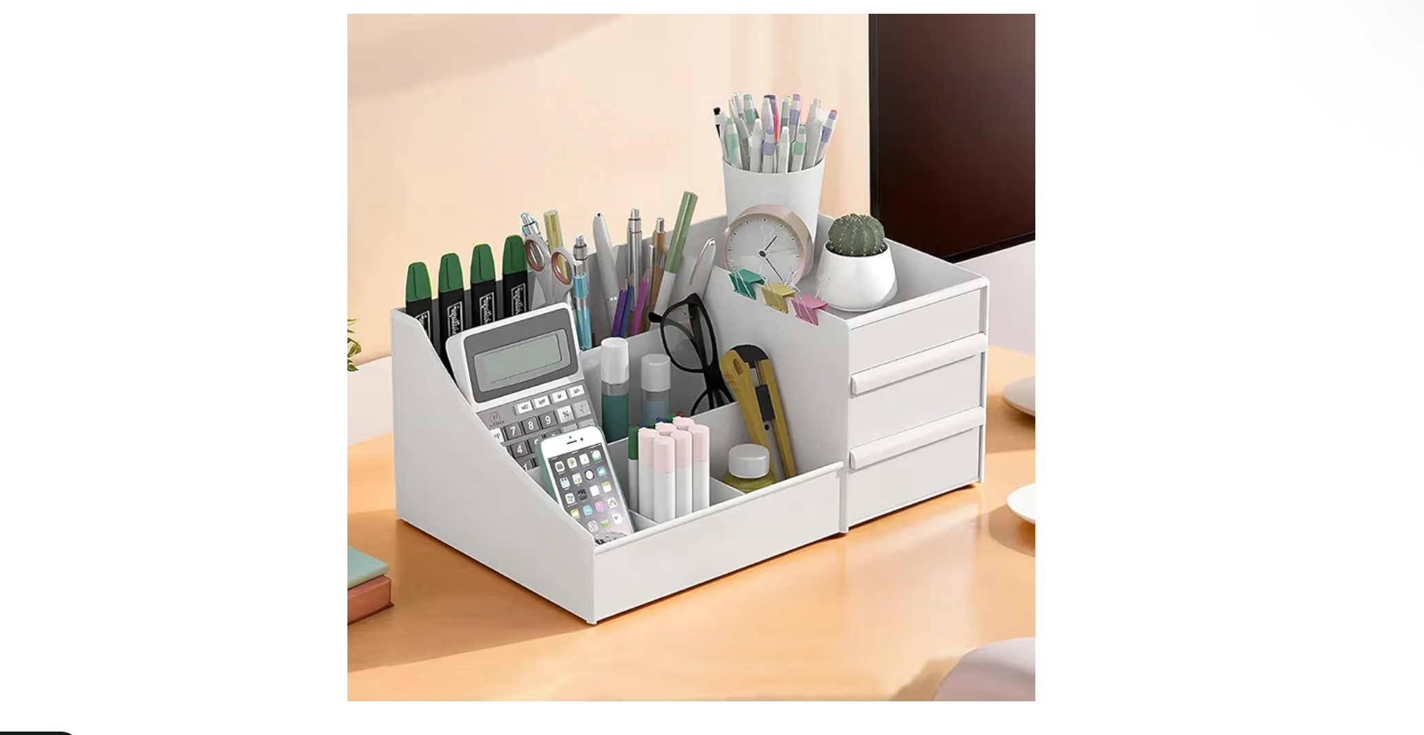 Stationary Oragnizer for Desk & Pen Holder for Study Table