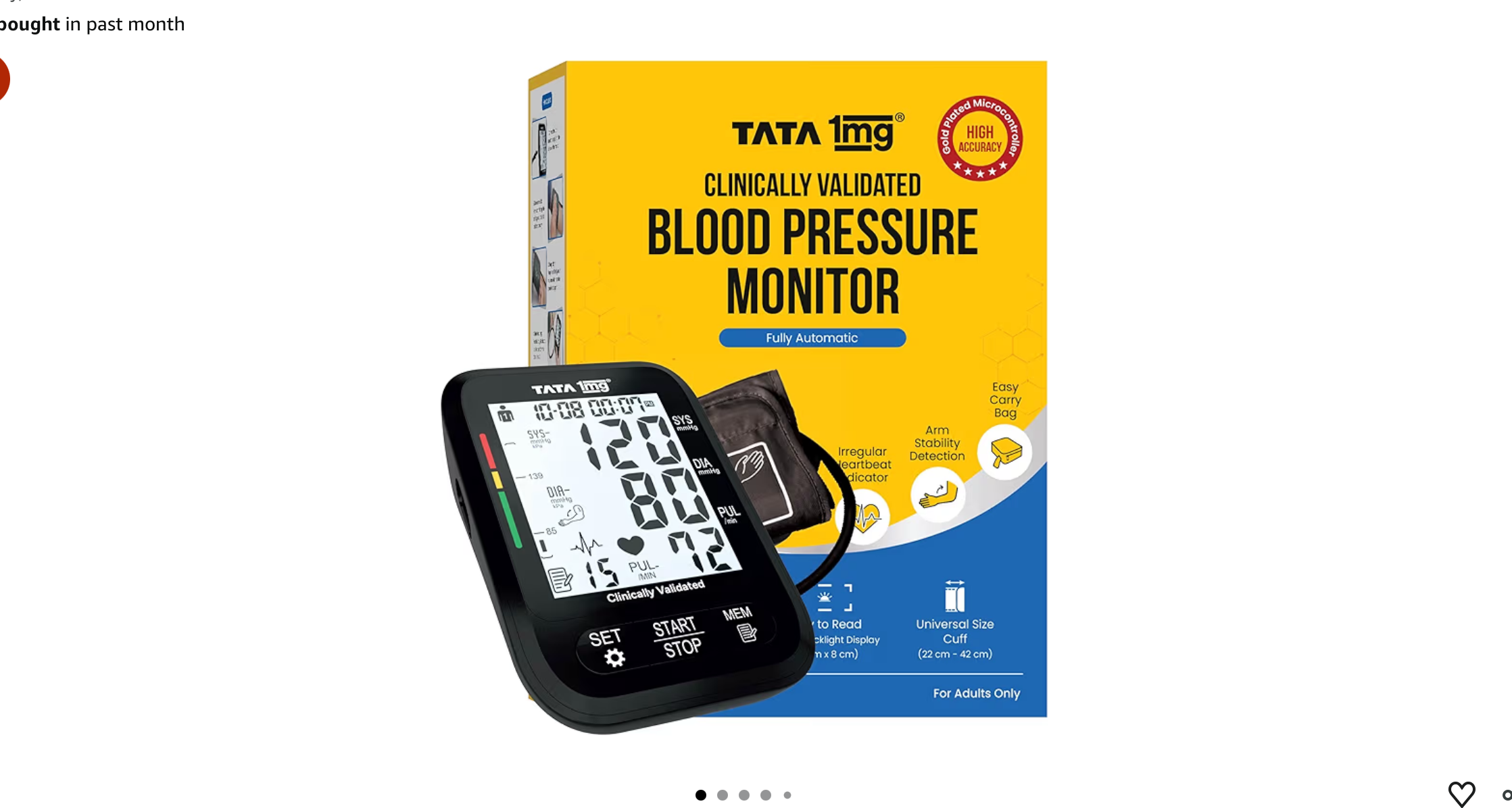 TATA 1mg Clinically Validated Blood Pressure Monitor