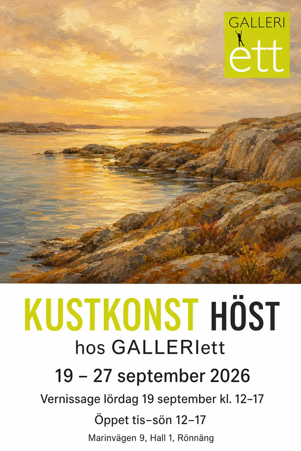 TKS · Kustkonst höst — Kustkonst — Höst hos GALLERIett