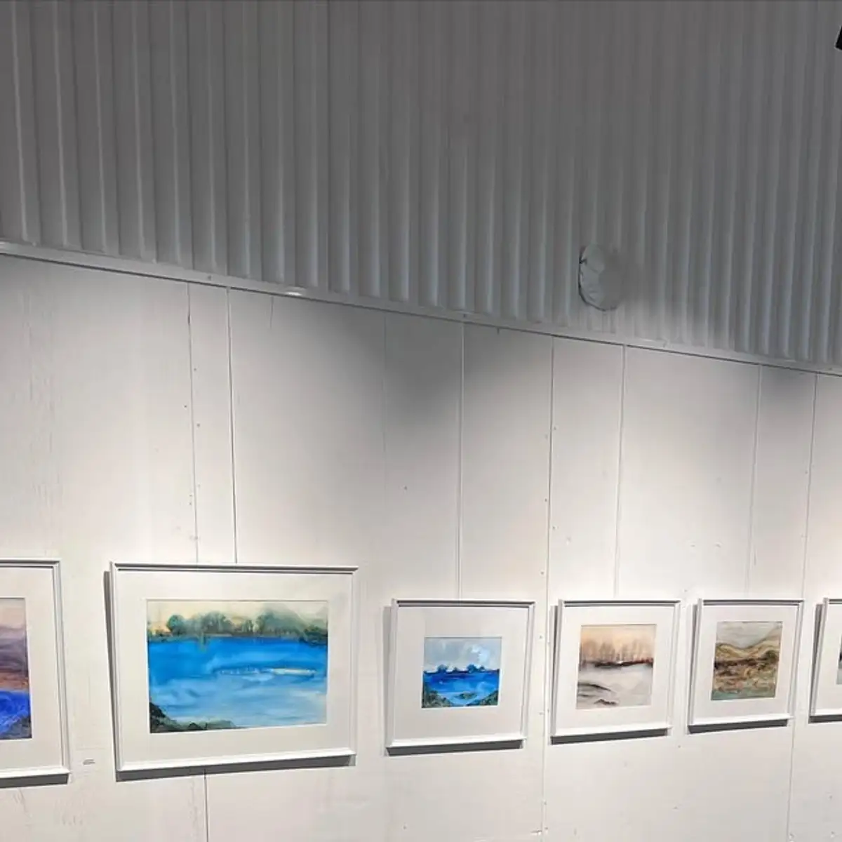 Installationsvy vernissage Brytningstid del 2, GALLERIett