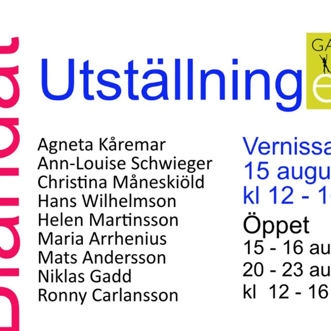 Agneta Kåremar · Ann-Louise Schwieger · Christina Måneskiöld · Hans Wilhelmson · Maria Arrhenius · Niklas Gadd — Gott och Blandat