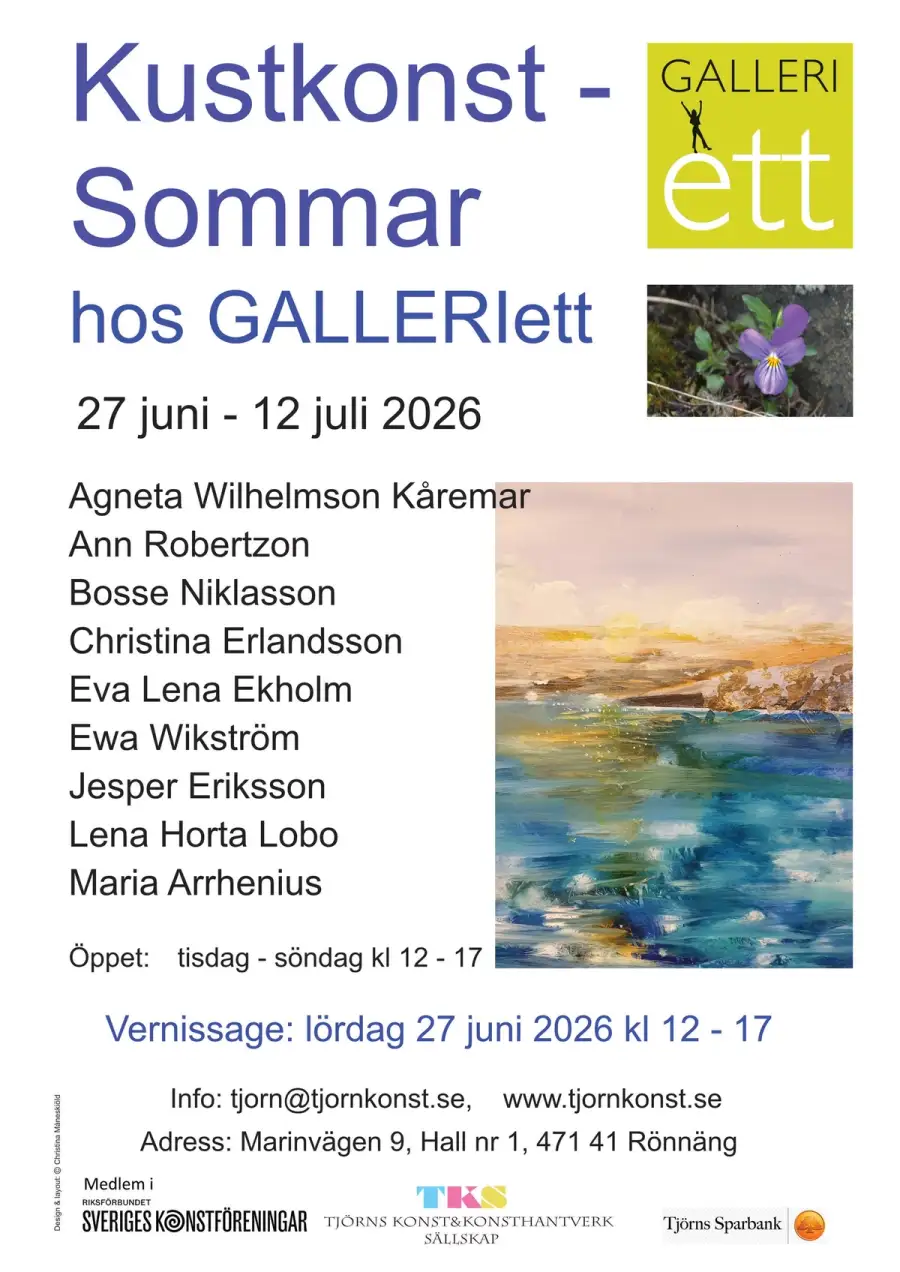 Kustkonst — Sommar hos GALLERIett