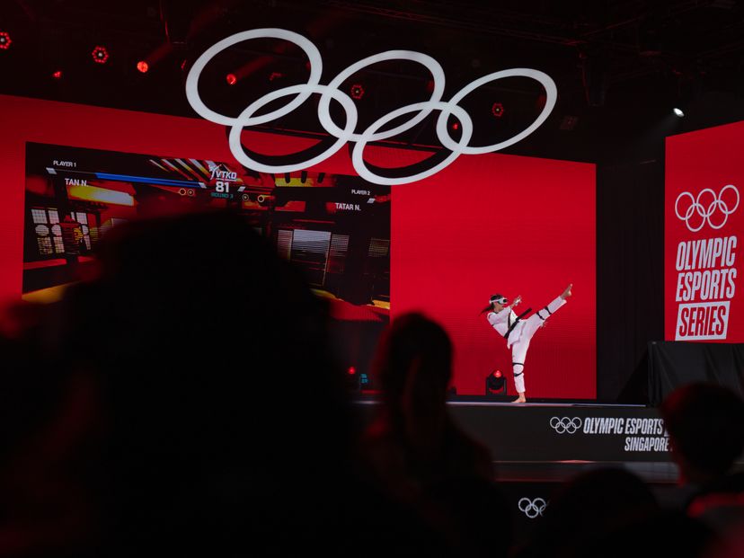 Audience view of the tournament